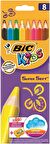 Bic Kuruboya+Kalemtıraş Süpersoft 8 Li 895921