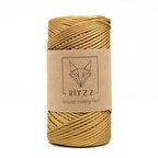 Floş Makrome İpi / 2 MM / Hardal