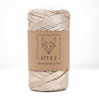 Floş Makrome İpi / 2 MM / Bej