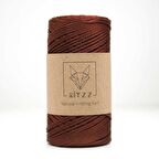 Floş Makrome İpi / 2 MM / Koyu Amber