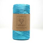 Floş Makrome İpi / 2 MM / Turkuaz