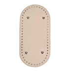 Oval Suni Deri Çanta Tabanı 25x12