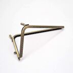 L Model Delikli Metal Çanta Bursu 18.5 CM