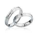 Harem Altın Beyaz Altın Alyans 3104-3