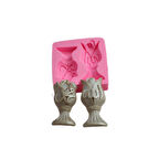 Allah Muhammed Lafsı Silikon Kalıp 8.5X3.5 CM