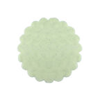 Taşlı Organze Hazır Kesilmiş Tül 18 Cm (100 Adet)  Krem