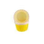 Cupcake Kalıbı Büyük Boy Düz Renk  62*40 Mm (50 Adet)  Sarı
