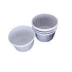 Cupcake Kalıbı Büyük Boy Düz Renk  62*40 MM (100 Adet)  Gri