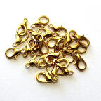 Kolye Halhal Bileklik Papağanı Ve Halkası (50 Adet)  Altın