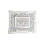 Epoksi Silikon Kalıp Fotoğraf Çerçevesi Yapraklı  9.5X11 CM