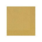 Kağıt Peçete Düz Renk  (20 Adet)  Altın