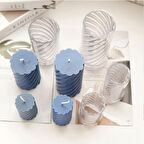 Poli Karbon Mum Kalıbı Mika Sert Plastik Burgulu Mum Kalıbı 6232