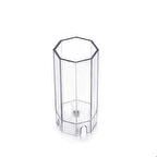 Poli Karbon Silindir Mum Kalıbı Sert Plastik Sekiz köşeli   6237