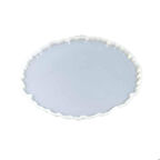 Epoksi Silikon Kalıp Oval Dalgalı Tepsi  (Supla) Kalıbnı  YERLİ 25x33.5 CM