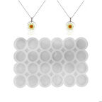 Epoksi Kalıbı Çoklu Daire Kolye Ve Anahtarlık Kalıbı 24 Lü