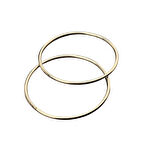 Metal Halka Çanta Halkası 6 CM (25 Adet)  Gold