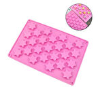 Silikon Kek Kalıp Sugarcraft Yıldız Figürleri Kalıbı Şeker Hamuru Çikolata Kalıbı 25 Li