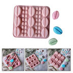 Silikon Kek Kalıp Sugarcraft Kahve Çekirdekleri Kalıbı Şeker Hamuru Çikolata Kalıbı