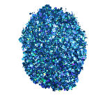 Glitter Sim Epoksi Süsleme Aksesuarı (100 GR)  Mavi