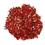 Glitter Sim Epoksi Süsleme Aksesuarı (100 GR)  Kırmızı