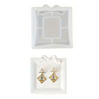 Silikon Avrupa Dantel Fiyonk Tasarımlı Silikon Kalıp 10x10.9 CM