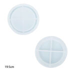 Epoksi Silikon Kalıp Büyük Boy Yuvarlak Köşeli Küllük Kalıbı 19X19 CM