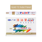 Paint Marker  Epoksi Varak Kalem (12 Adet)  Gold