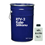 RTV-2 Kalıp Silikonu 10 SHORE Yarı Şeffaf (25 KG)