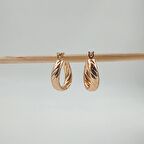 Halka Tarz Çelik Küpe