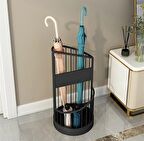 Simay Siyah Metal Şemsiyelik