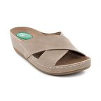 Muya Active Anatomik Topuk Dikeni Kadın Terlik Açık Vizon