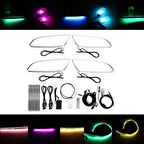 Mercedes W176 - W117 Uyumlu GLA 64 Renk Kapı Kolu Aydınlatma App Kontrollü