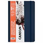 Canson Graduate Sketch & Notes 14x21.6cm 90gr 92yp Ciltli Eskiz Defteri Lacivert / C31200L043