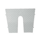 Tekne Motor Ayna Plakası Dış Beyaz 450x360mm