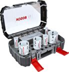 Delik Açma Testeresi Panç Seti 8 Parça Endurance Karpit BOSCH 2608594183