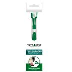 Vets Best Köpekler İçin Üç Başlı Diş Fırçası
