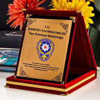 Kurumsal Hediye  Logolu Teşekkür Plaketi