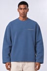 Erkek notbasicproject Oversize Long Sleeve Petrol