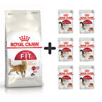 Royal Canin Fit 32  Kuru Kedi Maması 2 Kg + 6 Adet Yaş Mama