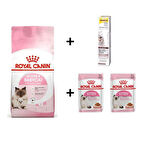 Royal Canin Mother BabyCat  Yavru Kuru Kedi Maması 2 Kg + 2 Adet RC Yaş Mama 85 gr + 20 gr GimCat Malt 