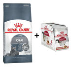 Royal Canin Oral Care Kedi Maması 1,5 Kg + 12 Adet Yaş Mama
