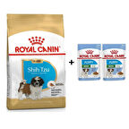 Royal Canin Shih Tzu Puppy Yavru Köpek Maması 1.5 Kg + 2 Adet Yaş Mama Hediye