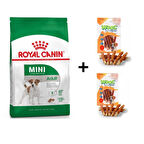 Royal Canin Mini Adult Köpek Maması 4 kg + 2 Adet Wooc Ödül 80 Gr 