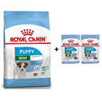 Royal Canin Mini Puppy Yavru Köpek Maması 4 kg + 2 Adet Yaş Mama Hediye