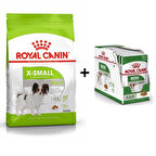 Royal Canin Adult X Small Köpek Maması 1,5 kg + 12 Adet Yaş Mama