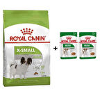Royal Canin Adult X Small Köpek Maması 1,5 kg + 2 Adet Yaş Mama Hediye