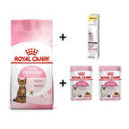 Royal Canin Kitten Kısırlaştırılmış Yavru Kedi Maması 2 Kg + 2 Adet RC Yaş Mama 85 gr + 20 gr GimCat Malt 