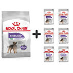 Royal Canin Mini Sterilised Kısır Köpek Maması 3 Kg + 6 Adet Yaş Mama