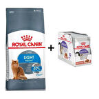 Royal Canin Light Weight Kedi Maması 1,5 Kg + 12 Adet Yaş Mama