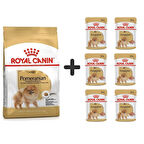 Royal Canin Pomeranian Yetişkin Köpek Maması 3kg + 6 Adet Yaş Mama